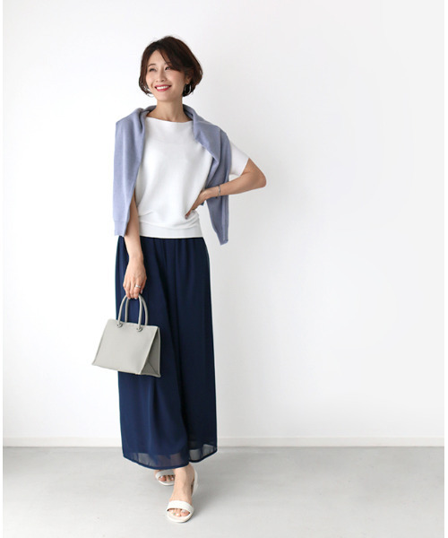 「Ehre style」 イージーパンツ FREE ブラック レディース_画像2