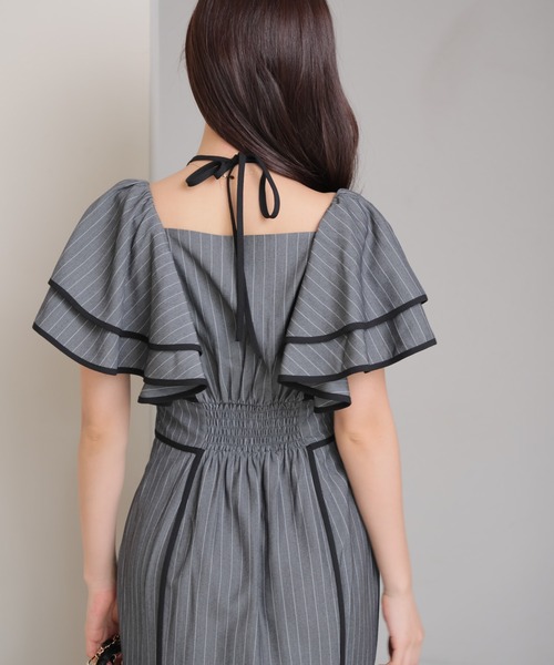 「LIPSERVICE」 ノースリーブワンピース M アイボリー レディース_画像5