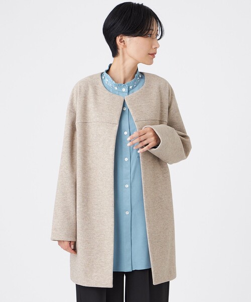 EVEX by KRIZIA（エヴェックスバイクリツィア） ノーカラーコート