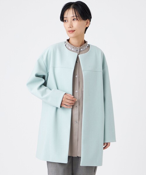 EVEX by KRIZIA（エヴェックスバイクリツィア） ノーカラーコート