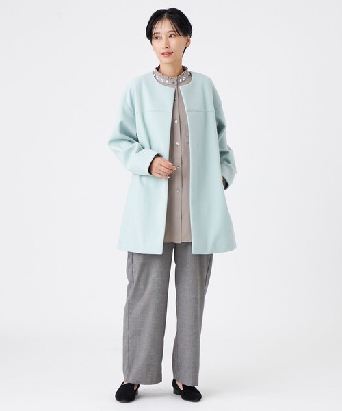 EVEX by KRIZIA（エヴェックスバイクリツィア） ノーカラーコート