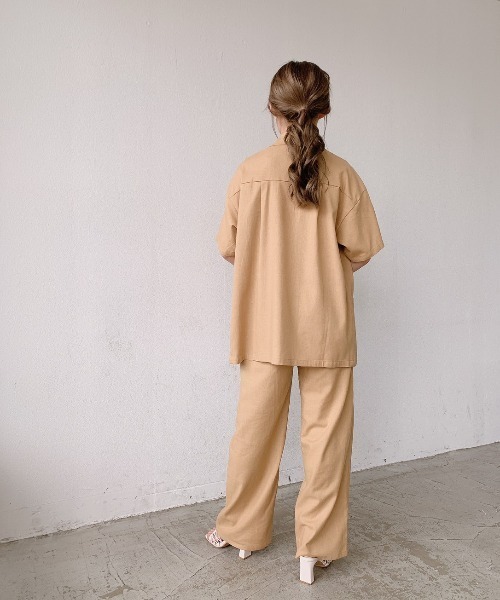 「VANNIE U」 テーラードジャケット FREE イエロー レディース_画像3