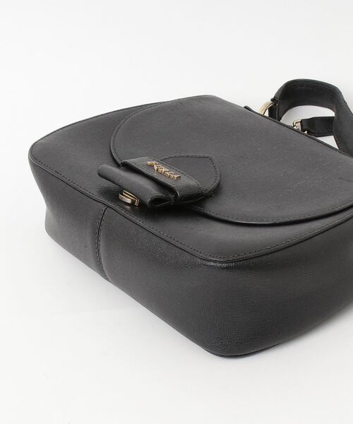 【美品】FURLA ビジネスバッグ ショルダーバッグ 2way 黒 肩掛け FURLA（フルラ） ワンポイント2WAYバッグ - ブラック レディース