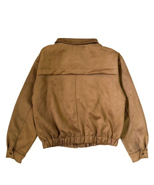 ブルゾン アウター スエードZIPブルゾン 春/韓国 トレンド 26SS レディース | lulufa | 14