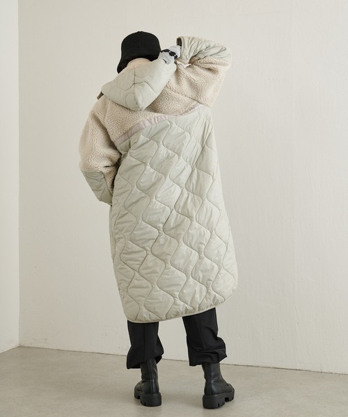 【新品未使用】ear PAPILLONNER　SUM1 STYLE　コート　F ear PAPILLONNER（イア パピヨネ） 「SUM1 STYLE」コート FREE ライト