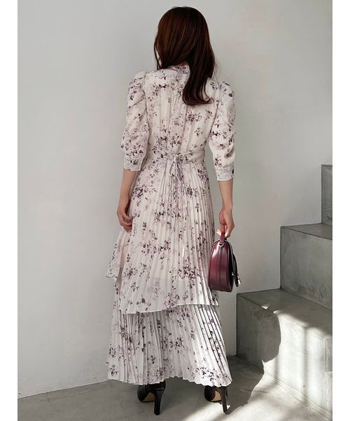 SNIDEL（スナイデル） ワンピース Sustainableプリーツプリント