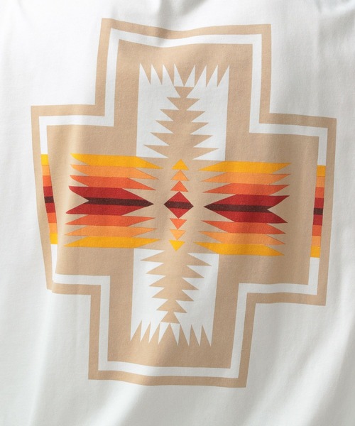 「PENDLETON」 半袖Tシャツ LARGE オフホワイト メンズ_画像8