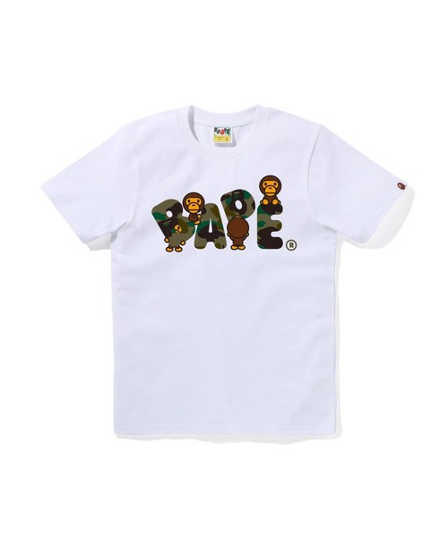 A BATHING APE（アベイシングエイプ） tシャツ 1ST CAMO MILO BAPE