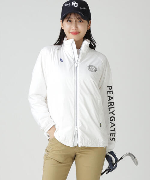 ブリーフィング BRIEFING フルジップアウター S アイボリー　中綿入り BRIEFING（ブリーフィング） ブルゾン アウター 「BRIEFING GOLF