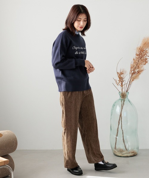 FOUND GOOD（ファウンドグッド） パンツ ベロアイージーパンツ