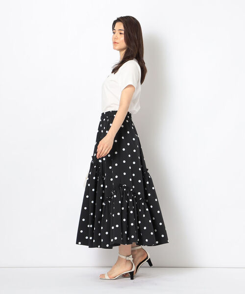 「NOLLEY'S Sophi」 フリルスカート 36 ブラック系その他 レディース_画像4