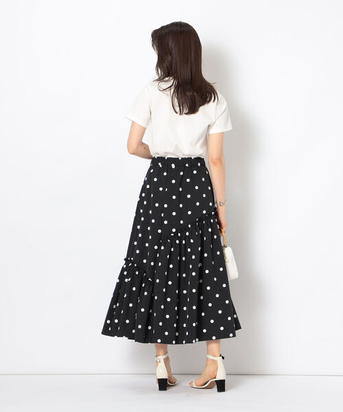 「NOLLEY'S Sophi」 フリルスカート 36 ブラック系その他 レディース_画像5