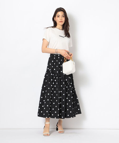 「NOLLEY'S Sophi」 フリルスカート 36 ブラック系その他 レディース_画像7