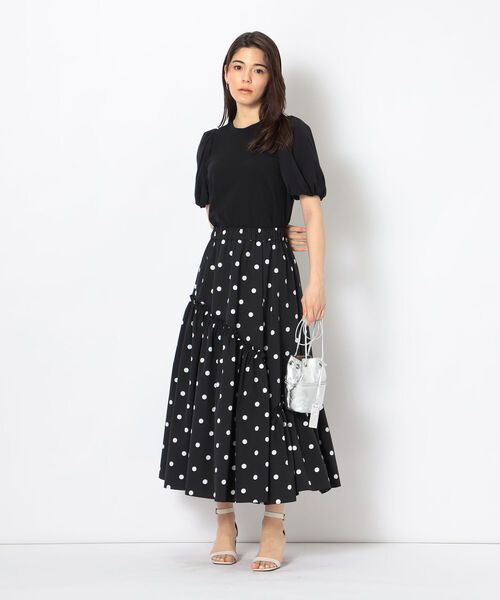 「NOLLEY'S Sophi」 フリルスカート 36 ブラック系その他 レディース_画像8