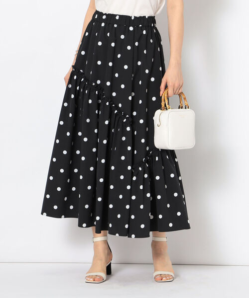 「NOLLEY'S Sophi」 フリルスカート 36 ブラック系その他 レディース_画像9