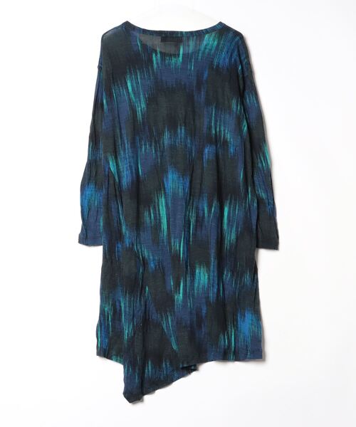 「ZUCCa」 長袖ワンピース M ブルー レディース_画像2