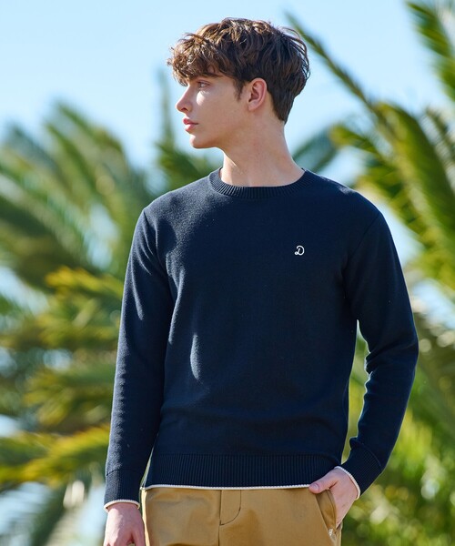 「DRESSTERIOR」 長袖ニット 90 グレー メンズ_画像2