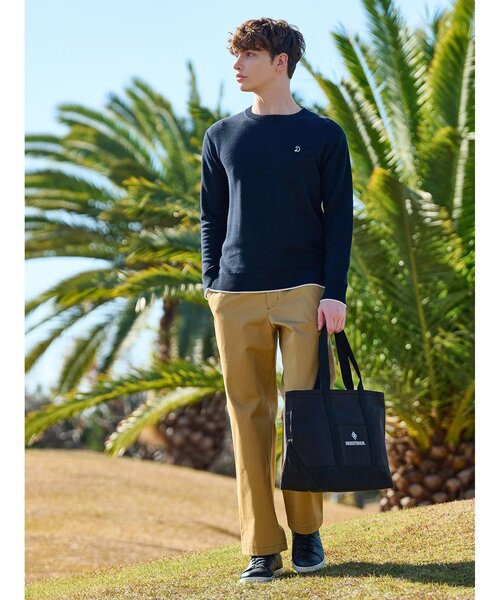 「DRESSTERIOR」 長袖ニット 90 グレー メンズ_画像3