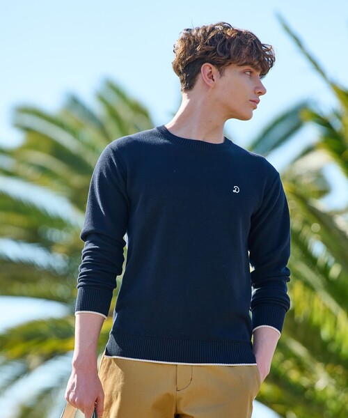 「DRESSTERIOR」 長袖ニット 90 グレー メンズ_画像7