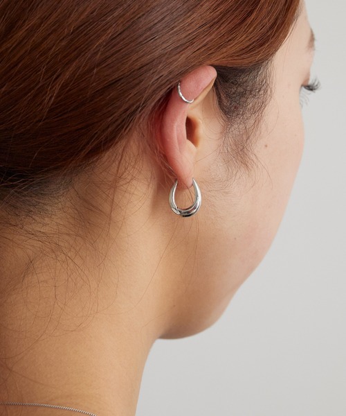 TOMWOOD シルバーリングピアス TOM WOOD（トムウッド） ピアス Liz Hoop シルバー925 ピアス メンズ