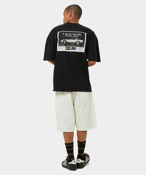 「HUF」 半袖Tシャツ X-LARGE ブラック メンズ_画像2