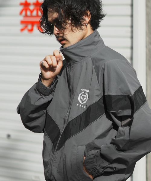 「improves」 ナイロンブルゾン MEDIUM チャコールグレー メンズ_画像2