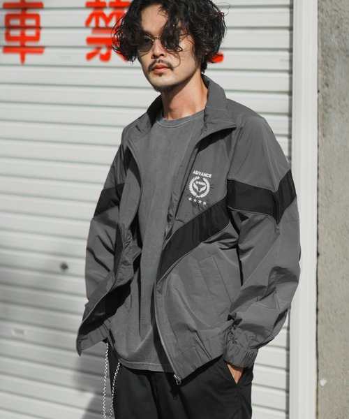 「improves」 ナイロンブルゾン MEDIUM チャコールグレー メンズ_画像4