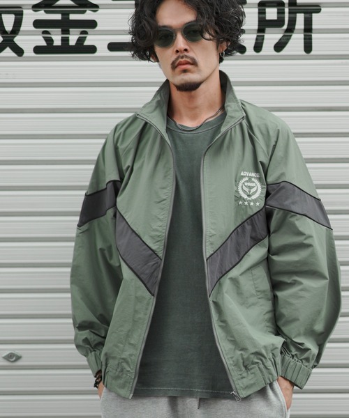 「improves」 ナイロンブルゾン MEDIUM チャコールグレー メンズ_画像9