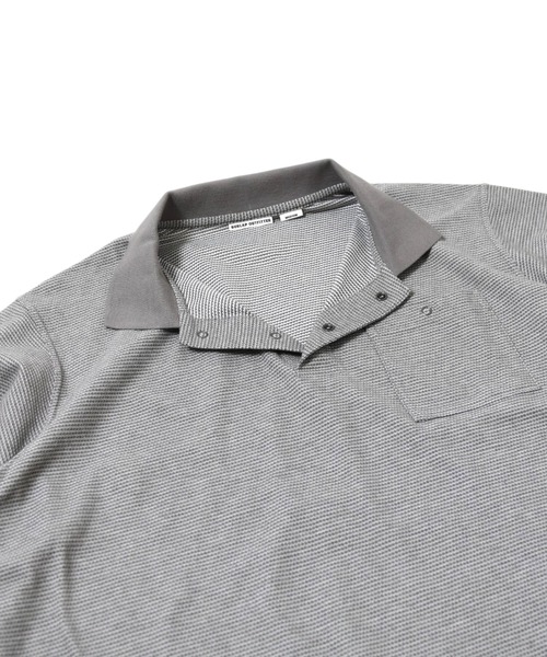 「BURLAP OUTFITTER」 半袖ポロシャツ MEDIUM グレー系その他 メンズ_画像6