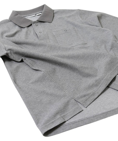 「BURLAP OUTFITTER」 半袖ポロシャツ MEDIUM グレー系その他 メンズ_画像8