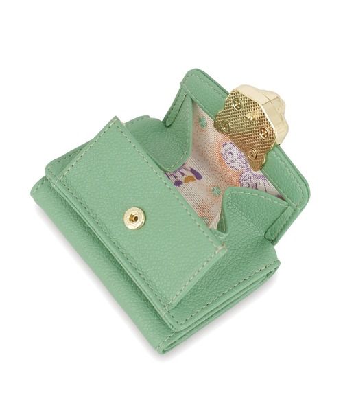 新品・未使用品　PAUL & JOE　三つ折りミニ財布　CAT BROOCH　緑 楽天市場】PAUL＆JOE ACCESSOIRES 三つ折り財布 レディース コンパクト