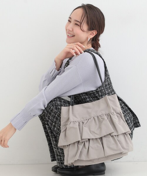 SHOO・LA・RUE（シューラルー） トートバッグ 「撥水」つまみハンドル