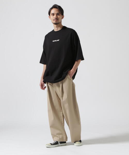 「WHITELAND」 長袖Tシャツ L ホワイト メンズ_画像5