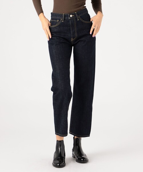 「EDITION」 デニムパンツ 24 ネイビー レディース_画像5