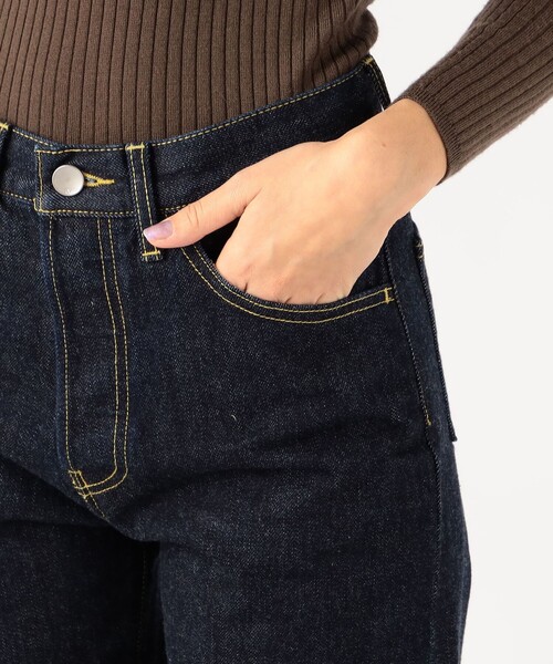「EDITION」 デニムパンツ 24 ネイビー レディース_画像8