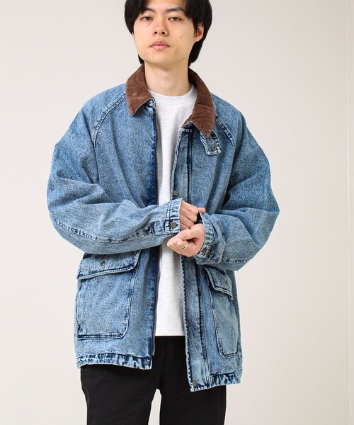 GLOSTER（グロスター） カバーオール 「ダック地/デニム」衿コール