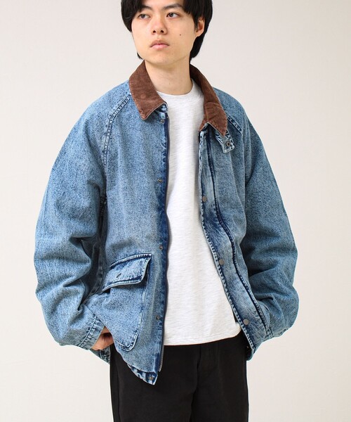 GLOSTER（グロスター） カバーオール 「ダック地/デニム」衿コール