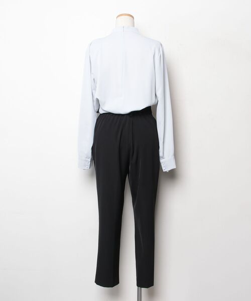 「RUIRUE BOUTIQUE」 パンツスーツ L ブラック×グレー レディース_画像4