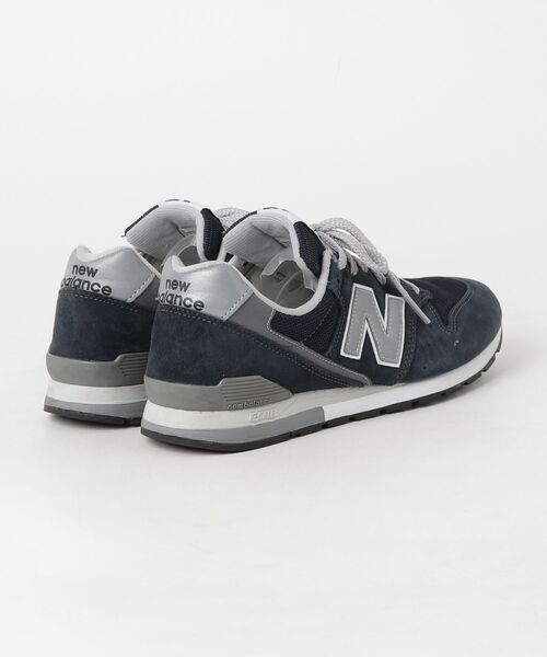 「New Balance」 ローカットスニーカー 27cm ネイビー メンズ
