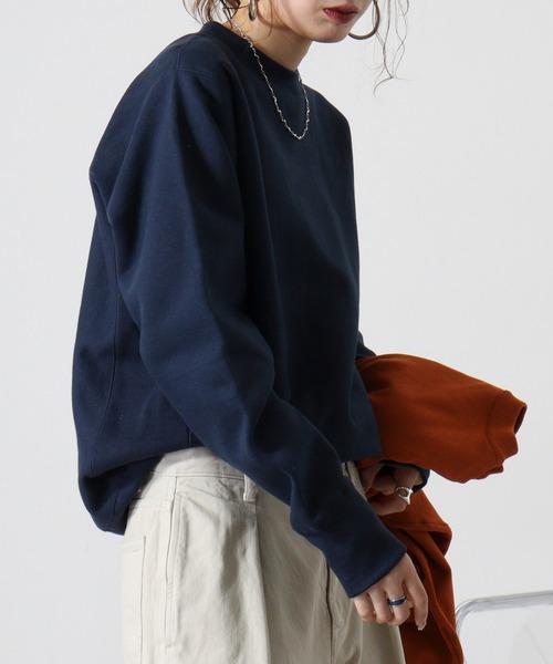 「TRUSS」 スウェットカットソー S ヘザーグレー メンズ_画像2