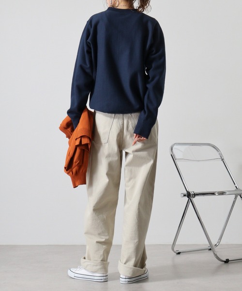 「TRUSS」 スウェットカットソー S ヘザーグレー メンズ_画像6