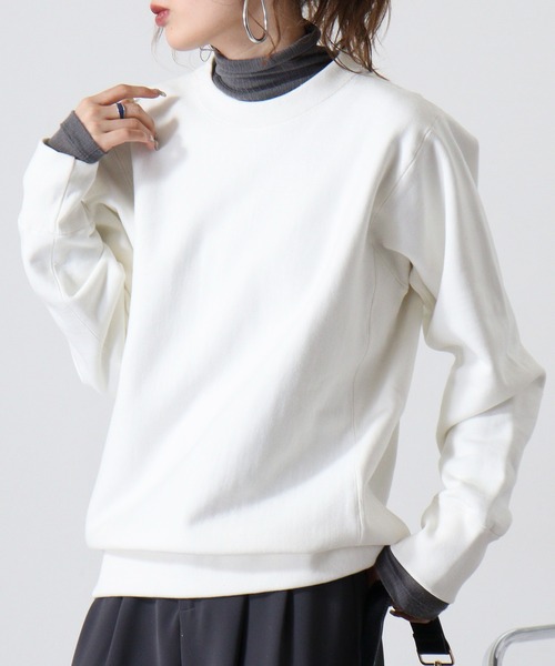 「TRUSS」 スウェットカットソー S ヘザーグレー メンズ_画像7