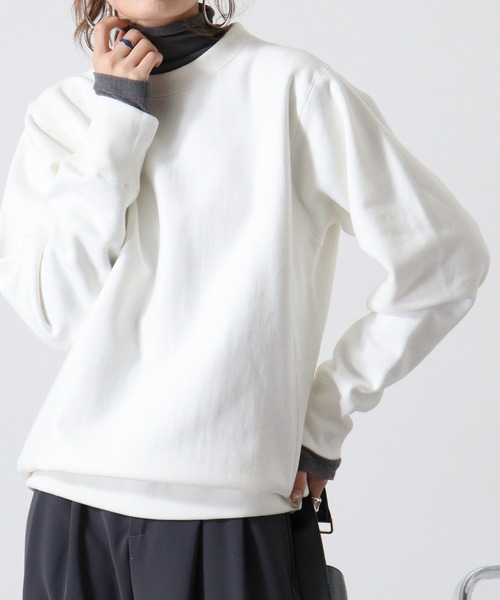 「TRUSS」 スウェットカットソー S ヘザーグレー メンズ_画像8