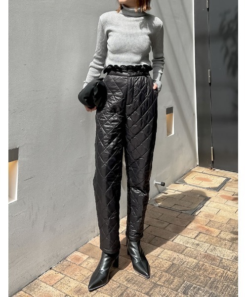 「Re:EDIT」 パンツ MEDIUM アイボリー レディース_画像5