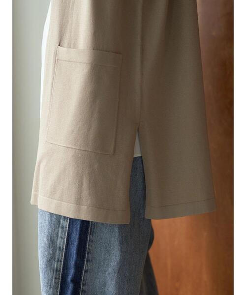 「YECCA VECCA」 ニットカーディガン FREE ベージュ レディース_画像7