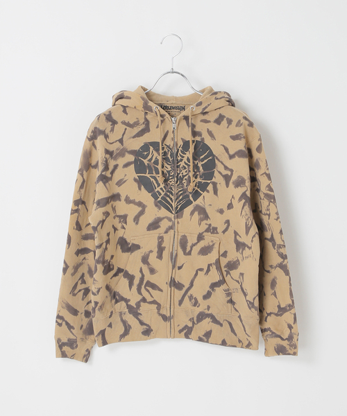 【最安値】　Little willow ジップパーカー Little Willow（リトルウィロー） パーカー 別注 HEART SPIDER ZIP