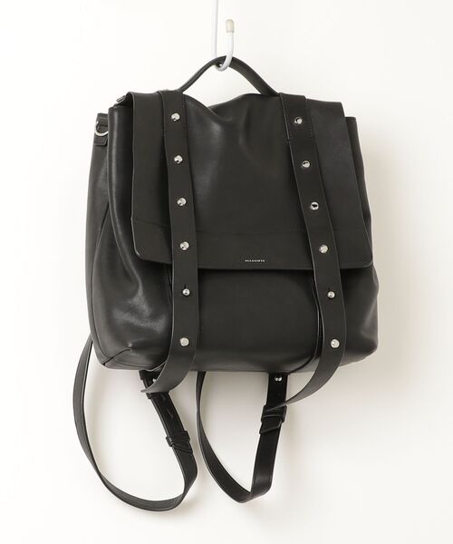 「ALLSAINTS」 2WAYバッグ ONE SIZE ブラック レディース