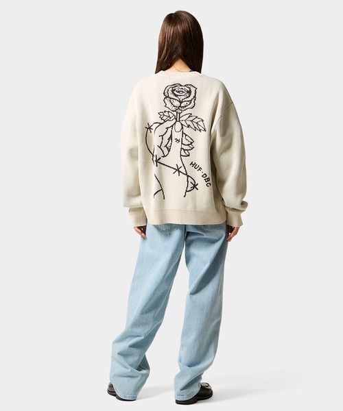 HUF（ハフ） セーター ニット ROSE CARDIGAN メンズ レディース
