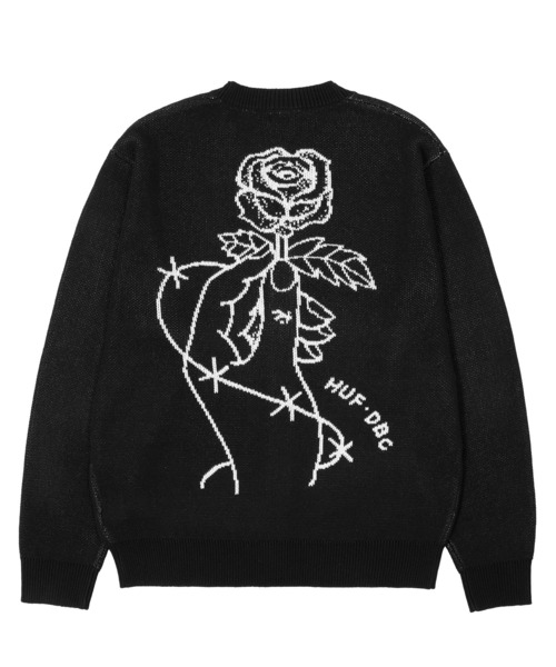 HUF（ハフ） セーター ニット ROSE CARDIGAN メンズ レディース