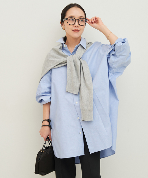 「Plage」 長袖シャツ FREE ブルー レディースの画像